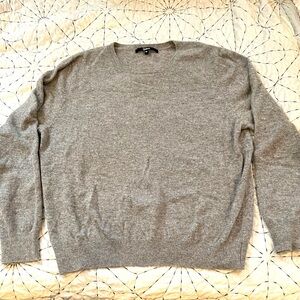 Quince XL women’s grey cashmere Crewneck sweater